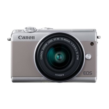 Canon EOS M100 Grey + EF-M 15-45mm f/3.5-6.3