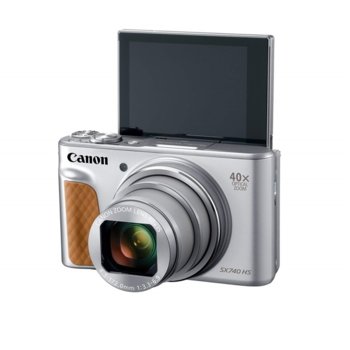 Canon PowerShot SX740 HS Silver + Transcend 32GB