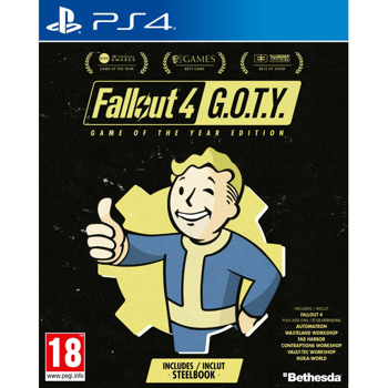 Игра за конзола Fallout 4 GOTY - Steelbook Edition, за PS4 | JAR Computers Fallout 4 GOTY - Steelbook Edition (PS4)