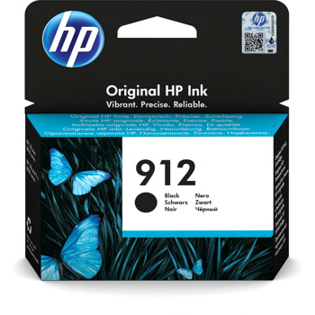 HP 912 Black Original Ink 3YL80AE