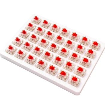 Суичове за механична клавиатура Keychron Cherry MX Red RGB, Switch Set 35 броя, червени image