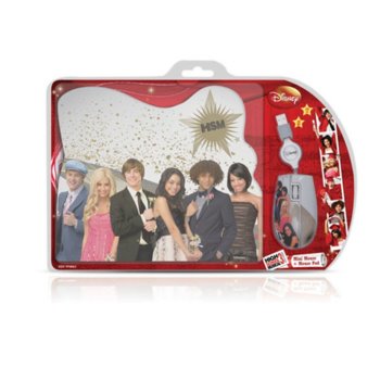 Мишка Disney DSY-TP6001, оптична (800 dpi), жична, USB, с щампа + пад | JAR Computers Disney DSY-TP6001 DISNEY MOUSE+PAD HSM