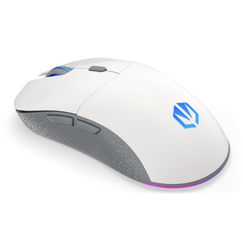 Мишка Endorfy GEM Plus Onyx, оптична (26000dpi), безжична, 2.4GHz, бяла, 6 програмируеми бутона, RGB подсветка, PixArt PAW3395 сензор | JAR Computers Мишка Endorfy GEM Plus Onyx EY6A015 бяла