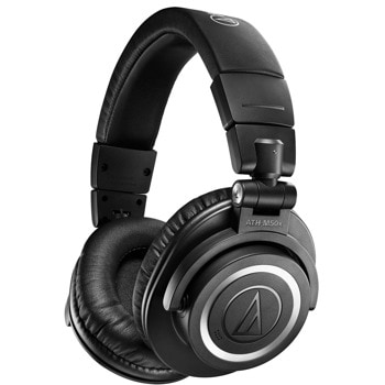 Слушалки Audio-Technica ATH-M50xBT2, безжични, професионални, до 1.2m кабел, Bluetooth 5.0, 45mm говорители, черни | JAR Computers Audio-Technica ATH-M50XBT2
