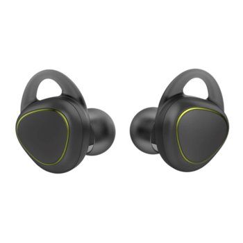 Слушалки Samsung, Samsung Gear Icon X, Bluetooth 4.1, микрофон, 20~20 kHz, датчик за измерване насърдечния ритъм, сензорна подложка, черни | JAR Computers Samsung Gear Icon X SM-R150NZKABGL