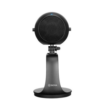 Микрофон BOYA BY-PM300, настолен, 3.5mm, USB-C, черен | JAR Computers Mикрофон BOYA BY-PM300 3.5mm USB-C