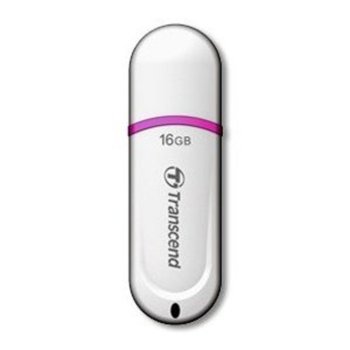 Памет 16GB USB Flash Drive, Transcend JetFlash 330, USB 2.0, бяла/цикламена | JAR Computers Transcend 16GB JETFLASH 330 (Lavender)