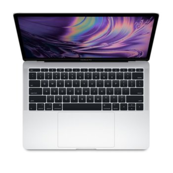 Лаптоп Apple MacBook Pro 13 (Z0WU0006X/BG)(сребрист), четириядрен Coffee Lake Intel Core i5-8279U 2.4/4.1GHz, 13.3" (33.78) cm IPS Retina дисплей, 8GB DDR4, 512GB SSD, 4x USB-C Thunderbolt, macOS Mojave, 1.37 kg, БДС кирилизация | JAR Computers Apple MacBook Pro 13 (Z0WU0006X/BG)