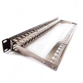 Пач панел Formrack KEP-CEA-S-10G, 24x порта, 19", 1U, Cat.6A, черен | JAR Computers Formrack 19" FTP Cat. 6A 24xRJ45 1U black