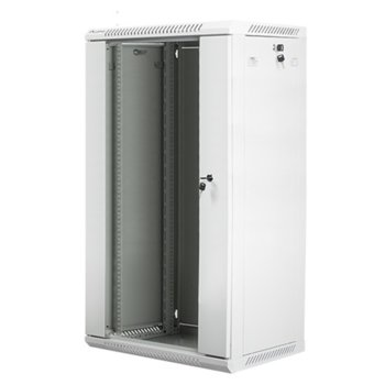 Комуникационен шкаф Lanberg WF01-6422-10S, 19", 22U, 600 x 450 x 1085, сив | JAR Computers Lanberg WF01-6422-10S