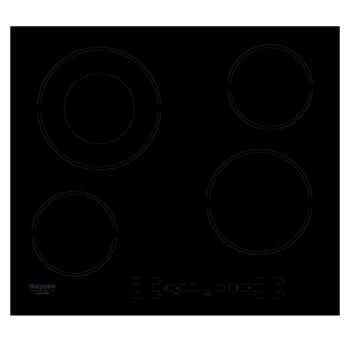 Стъклокерамичен плот за вграждане Hotpoint-Ariston HR 615 C, 4 нагревателни зони, сензорно управление, черен | JAR Computers Hotpoint-Ariston HR 615 C