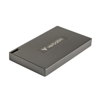 Памет SSD 512GB, Verbatim Metal Mini, USB 3.2 Gen 2x2 Type-C, външна, скорост на четене до 2000MB/s, скорост на запис до 1750MB/s | JAR Computers Verbatim Metal Mini SSD 512GB 32030