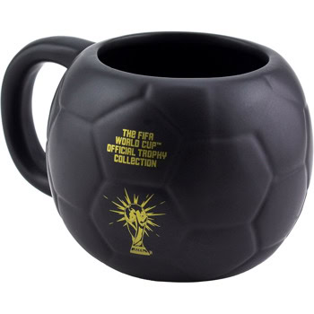Paladone FIFA Football (Black and Gold) Shaped Mug