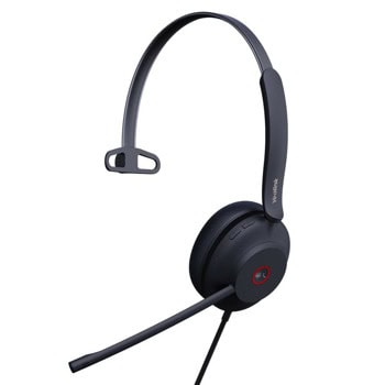 Конферентна слушалка Yealink UH37 Mono, USB, шумопотискащ микрофон, 35mm драйвер, черна | JAR Computers Yealink UH37 Mono 1308103