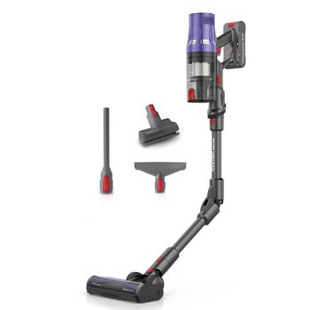 Прахосмукачка Rohnson Mamba Sense M14, вертикална/ръчна, безжична, 515W, до 80 минути време на работа, HEPA 13 филтър, 3 скорости, циклонна технология, черна | JAR Computers Rohnson Mamba Sense M14