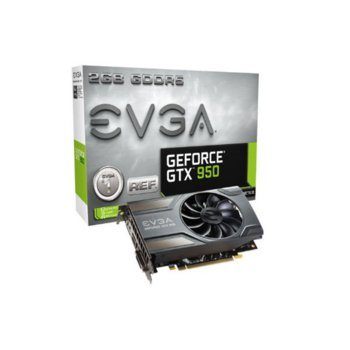 EVGA GeForce GTX 950 GAMING + T-Shirt 02G-P4-1952