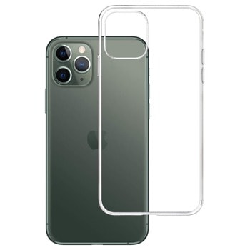 Калъф за Apple iPhone 11 Pro, термополиуретанов, 3МК Clear Case, прозрачен image