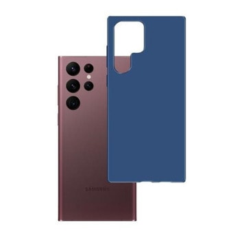 Калъф за Samsung Galaxy S23 Ultra, термополиуретанов, 3MK Matt Case, удароустойчив, тъмносин | JAR Computers 3MK Matt Case for Galaxy S23 Ultra Blueberry