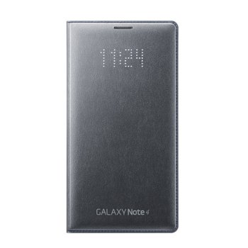 Samsung LED Flip Wallet Galaxy Note 4 N910 Charcoa