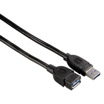 Hama USB A(м) към USB A(ж) 1.8m 54505