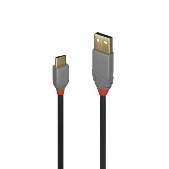 USB A 2.0 (м) към USB C 2.0 (м) 1.0 м LNY-36886