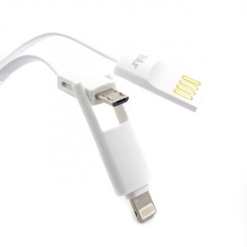 Tellur Lightning(м) към USB micro B(5-pin)(м)/USB