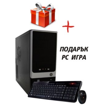 Настолен компютър PC "Омая" +подарък игра, дву-ядрен Core i3 540 3.06GHz, 3GB DDR3 RAM, 1000GB HDD, DVDRW, GeForce GT 430 1GB DDR3 (HDMI & DVI), безжични клавиатура & мишка Gigabyte KM7580, 2г. гаранция | JAR Computers PC "Омая" +подарък игра