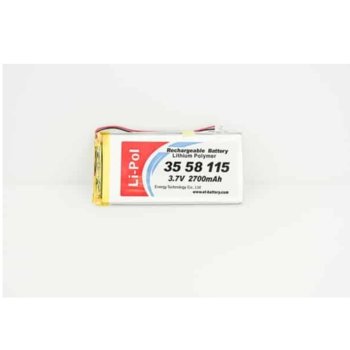 Литиева батерия LP3558115-PCM, 3.7V, 2900mAh, Li-polymer, 1бр. | JAR Computers Батерия LP3558115-PCM