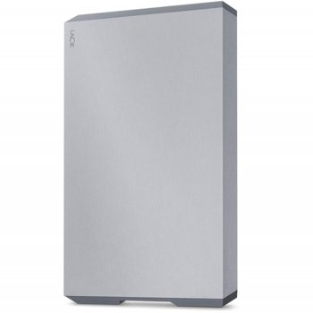 Твърд диск 4TB, LaCie Mobile Portable Space Gray STHG4000402 (сив), външен, 2.5" (6.35 cm), USB Type C | JAR Computers LaCie 4TB Mobile Portable Space Gray STHG4000402