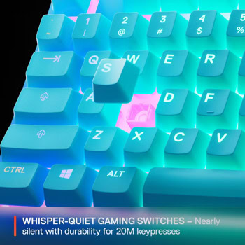 SteelSeries Apex 3 TKL US Layout Aqua 64933