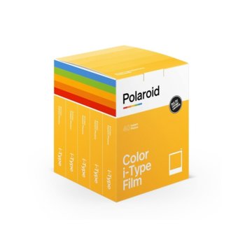 Фотохартия Polaroid Color film for i-Type – x40 film pack, 4 x 3 inch, 5x 8 листа image