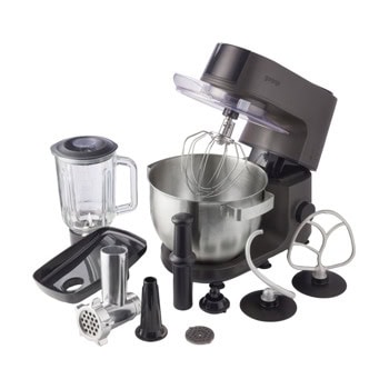 Кухненски робот с месомелачка и блендер Gorenje MMC1000CA, 1000W, 6/1.5l капацитет, 6 степени на работа, импулс функция, бъркалка за тесто, черен | JAR Computers Gorenje MMC1000CA