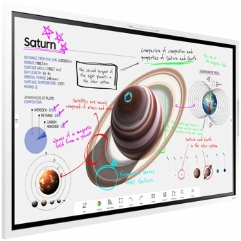 Интерактивен дисплей Samsung Flip Pro WMB LH75WMBWLGCXEN, 75" (190.5 cm), VGA мултитъч панел, DisplayPort, HDMI | JAR Computers Samsung Flip Pro WMB LH75WMBWLGCXEN