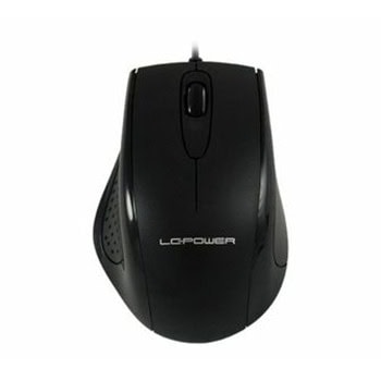 Мишка LC Power M710B, оптична, USB, черна | JAR Computers LC Power M710B