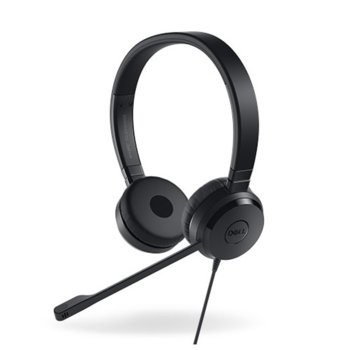 Слушалки Dell UC350 Pro, микрофон, USB, 3.5mm jack, черни | JAR Computers Dell UC350