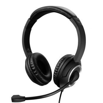 Слушалки Sandberg SNB-126-16, микрофон, USB, 40 mm говорители, черни | JAR Computers Sandberg SNB-126-16