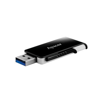Памет 64GB USB Flash Drive, Apacer AH350, USB 3.2 Gen 1, черна | JAR Computers Apacer AP64GAH350B-1