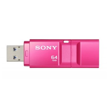 64GB USB Flash, Sony Мicrovault, розов, USB 3.0