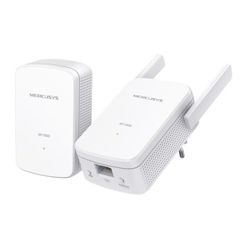 Powerline адаптер Mercusys MP510 KIT, 1000Mbps, 1x 10/100/1000 Ethernet порт, 2 устройства | JAR Computers Mercusys MP510 KIT
