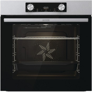 Фурна за вграждане Gorenje BO6737E02XK, 77 л. обем, сензорен програматор, механично управление, инокс | JAR Computers Gorenje BO6737E02XK