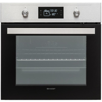 Фурна за вграждане Sharp K-60V19IQM, клас A, 69л. обем, 8 програми на готвене, инокс | JAR Computers Фурна за вграждане Sharp K-60V19IQM