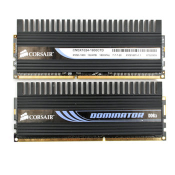 2x1GB DDR3 1800MHz Corsair TWIN3X2048-1800C7DF G