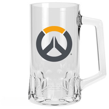 Чаша ABYstyle Overwatch Tankard Logo, 50cl, стъклена, прозрачна | JAR Computers ABYstyle Overwatch Tankard Logo