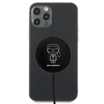 Karl Lagerfeld Magnetic Qi Charger KLCBMSIKBK