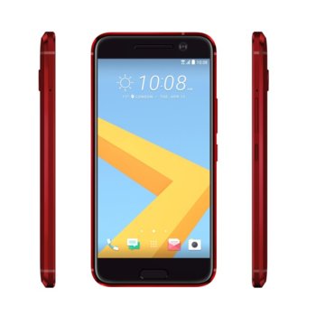 HTC 10 Lava Red + Transcend 32GB micro SDHC