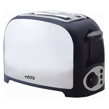 Тостер Voltz V51440D, 7 степени, за 2 филии, 750W, инокс/черен image