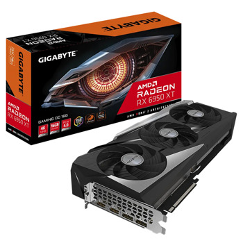 Видео карта Radeon RX 6950 XT, 16GB, Gigabyte Gaming, OC, PCI-E 4.0, GDDR6, 256-bit, DisplayPort, HDMI | JAR Computers GB R695XTGAMING OC-16GD