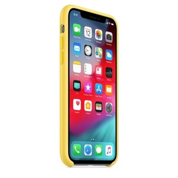 Apple iPhone XS Silicone Case - Canary Yellow