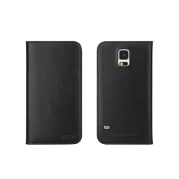 Микрофибърен протектор Rock Flip Elite Series за Samsung Galaxy S5 SM-G900, черен | JAR Computers Rock Flip Case Elite Series Black