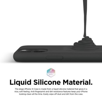 Elago Soft Silicone iPhone 11 Pro Max ES11SC65-BK